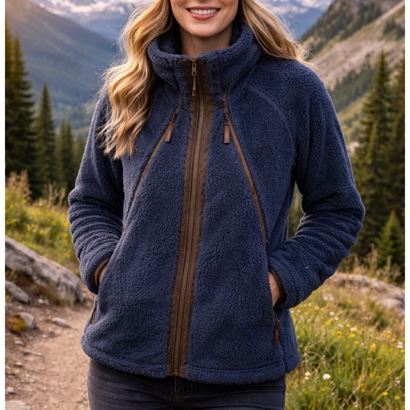 Kuhl Jackets & Blazers - Kuhl FLIGHT JACKET Women’s medium Blue/brown